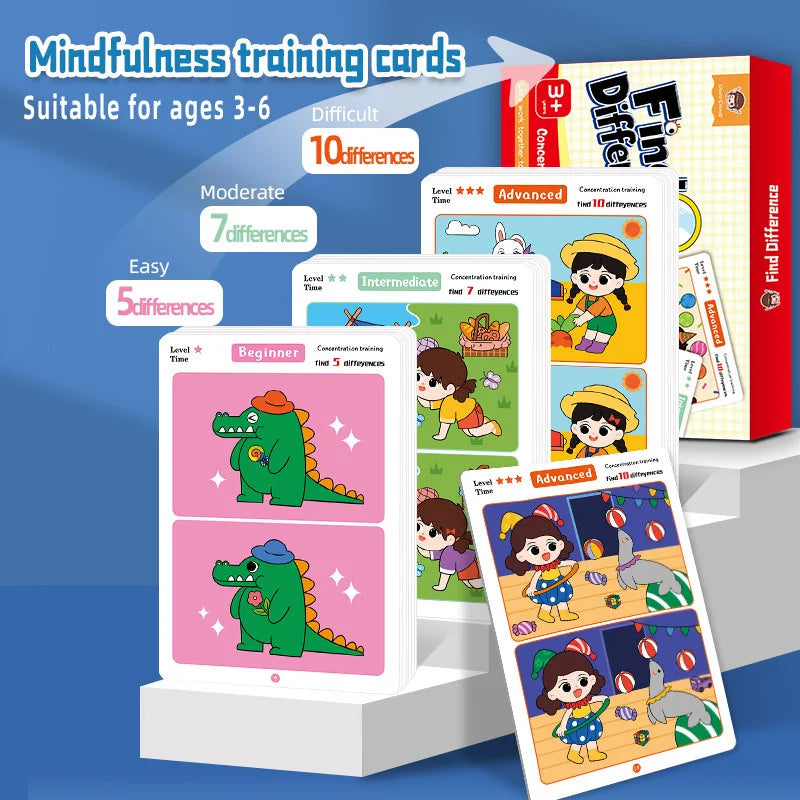 Reusable Fault Finding Game – Focus & Attention Training Kids Educational Activity Game Babs