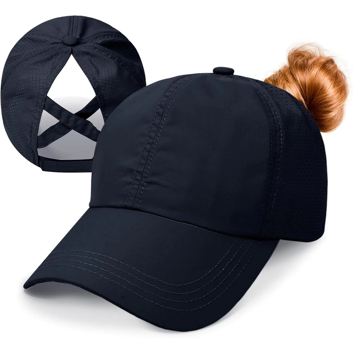 Quick-Dry Unisex Baseball Cap with Ponytail Hole | Sun Hat Baseball Cap Babs