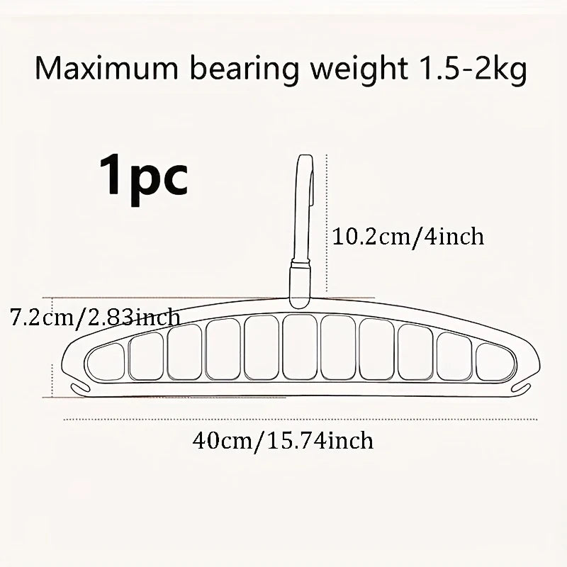 Space Saving Collapsible Clothes Hangers – Heavy Duty Plastic Clothes Hangers Babs