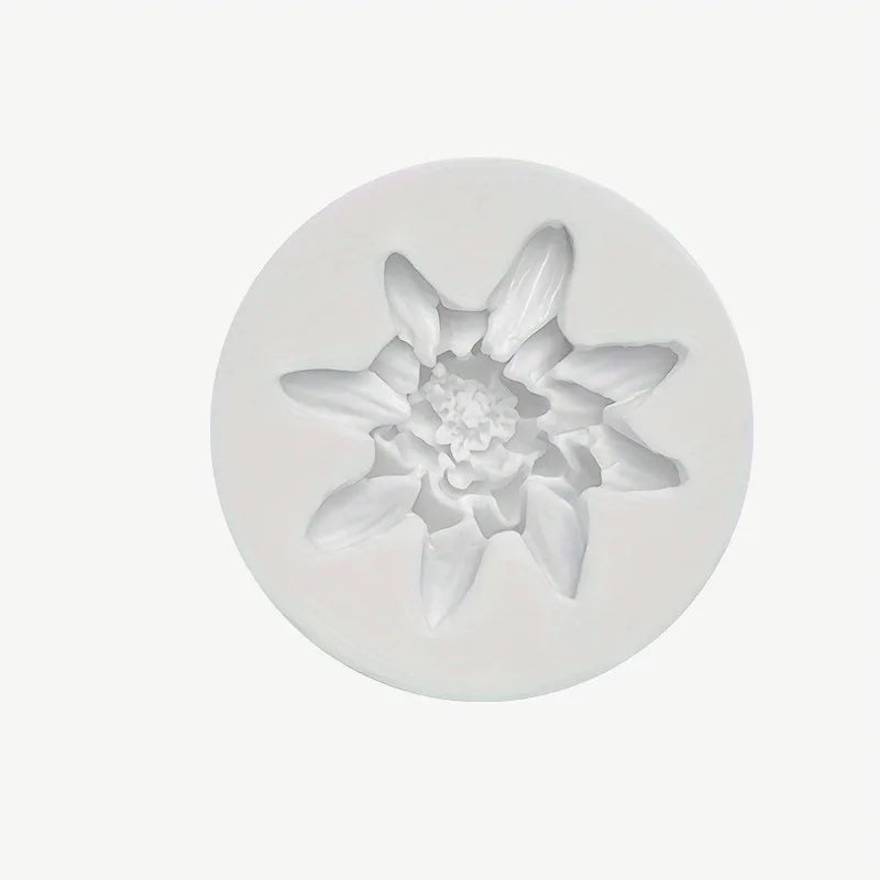 3D Flower Bouquet Silicone Mold – Fondant Cake Decoration Cake Decorating Mold Babs 1pc
