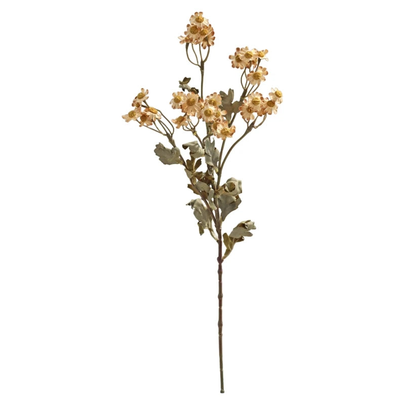 Silk Rose Artificial Flower Bouquet – Wedding & Home Decor Artificial Flower Bouquet Babs Dark Khaki 1 pc