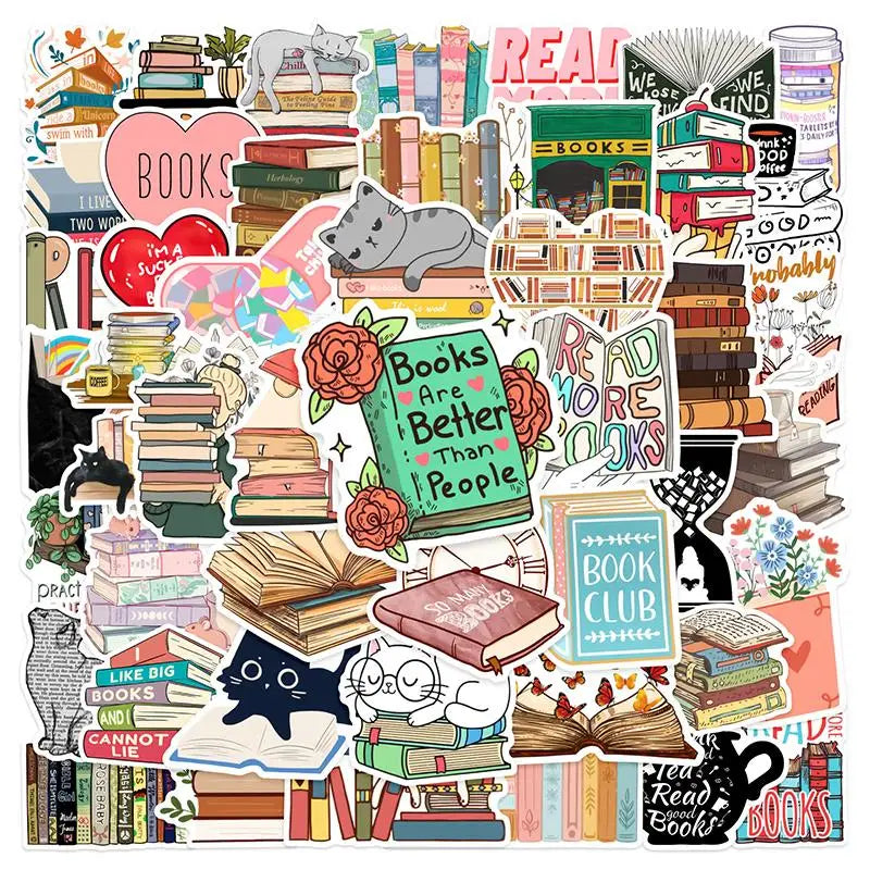50PCS Aesthetic DIY Stickers for Scrapbook, Laptop & Diary Decorative Sticker Pack Babs Default Title