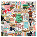 50PCS Aesthetic DIY Stickers for Scrapbook, Laptop & Diary Decorative Sticker Pack Babs Default Title