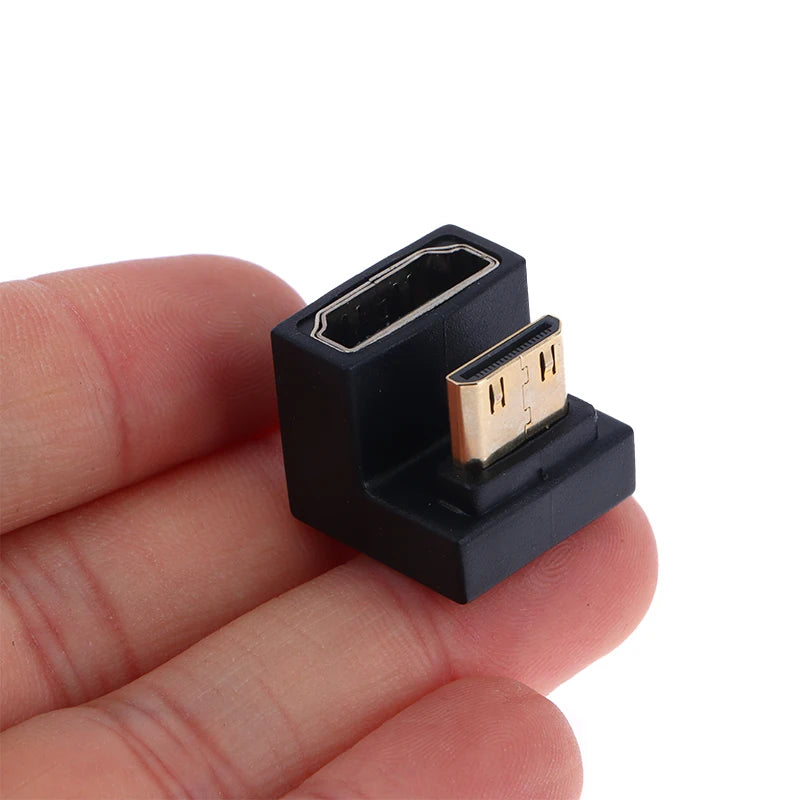 360° Mini HDMI to HDMI Adapter Male to Female Converter HDMI Adapter Babs