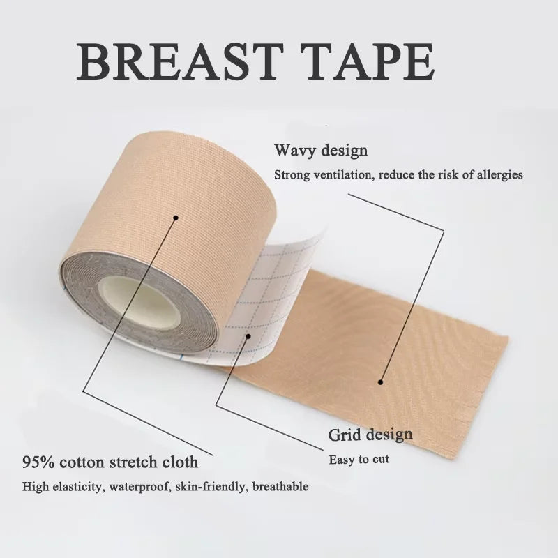 Boob Tape Kit with Nipple Covers – Breast Lift A-G Cup Breast Lift Tape Kit Babs