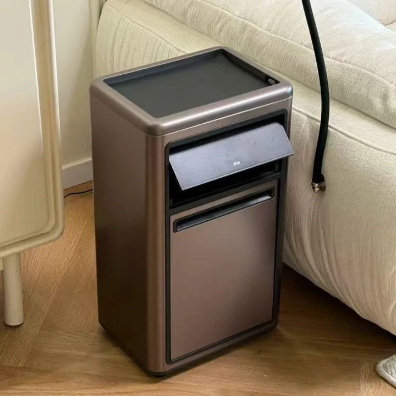 Automatic Sensor Stainless Steel Smart Trash Can 15L Kitchen Smart Sensor Trash Can Babs