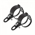 Motorcycle Turn Signal Light Mount Bracket Fork Clamp – Universal Motorcycle Light Bracket Babs black-A pair