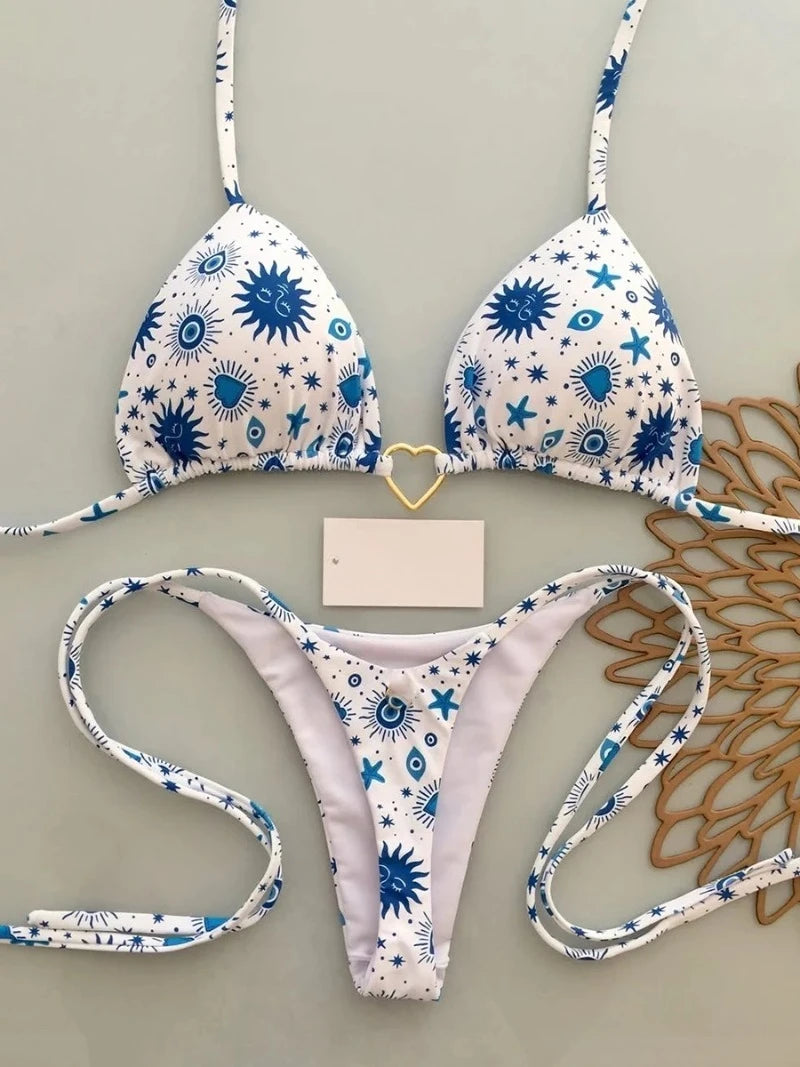 Women's Push Up Micro Bikini Set – Brazilian String Swimwear Women's Bikini Set Babs