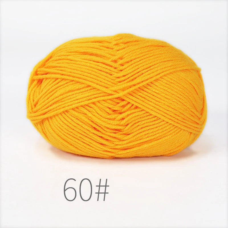 10 Balls 500g Soft Milk Cotton Yarn for Knitting & Crochet