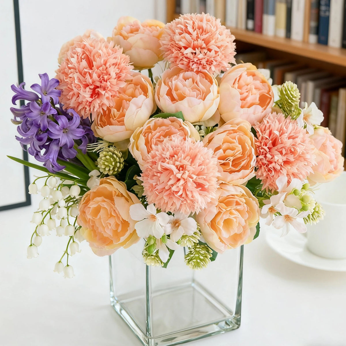 Silk Peony Artificial Flower Bouquet – Wedding & Home Décor Artificial Flower Bouquet Babs