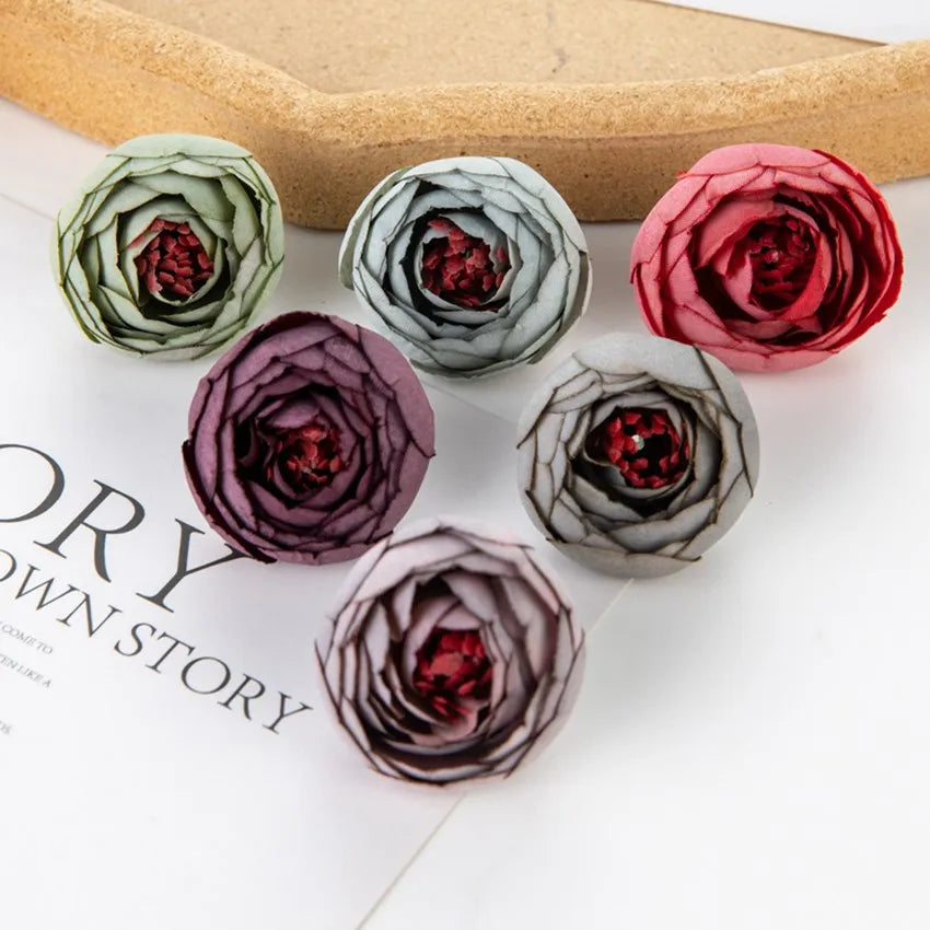 Silk Tea Rose Bud Artificial Flowers – Wedding & Home Décor Artificial Silk Flowers Babs