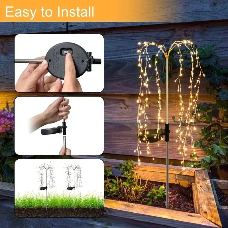 Outdoor Waterproof Firecracker Fireworks Garden Decorative Lights Garden Decorative Lights Babs