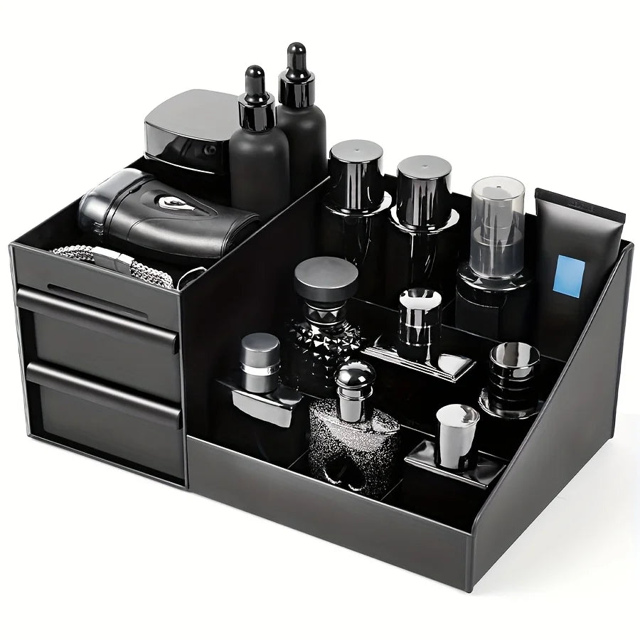 Perfume & Cosmetic Storage Box with Drawers | Organizer Rack Cosmetic Organizer Box Babs