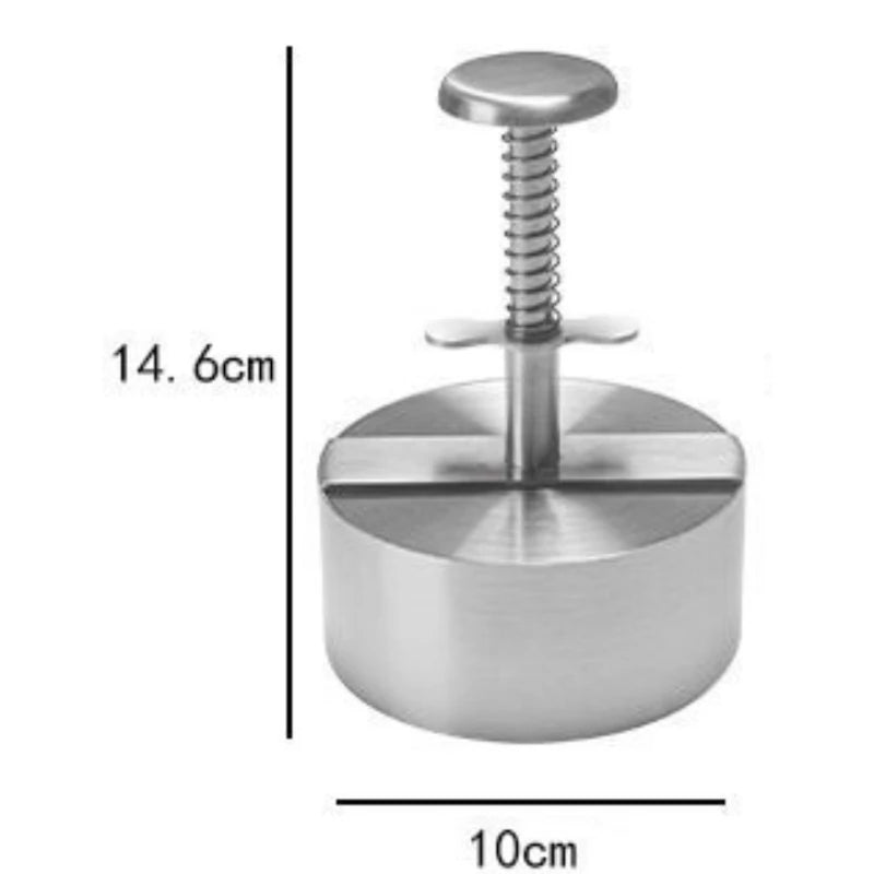 Stainless Steel Burger Patty Press & Rice Ball Mold Burger Patty Press Babs Diameter 100mm