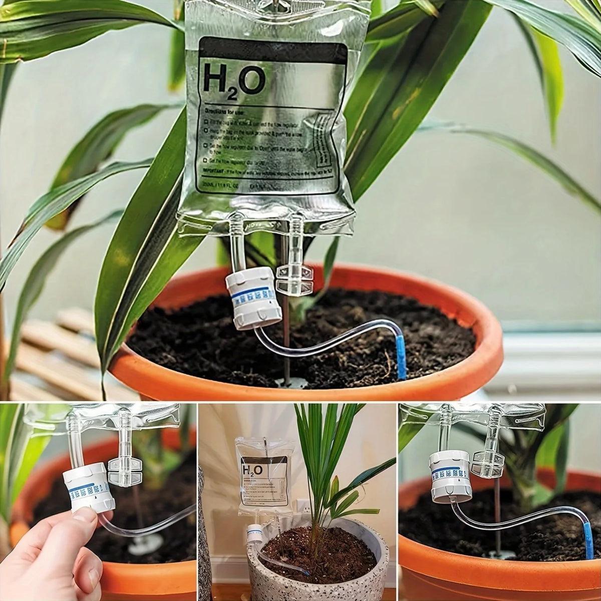 350ml Adjustable Drip Irrigation Bag – Plant Self Watering Drip Irrigation Bag Babs
