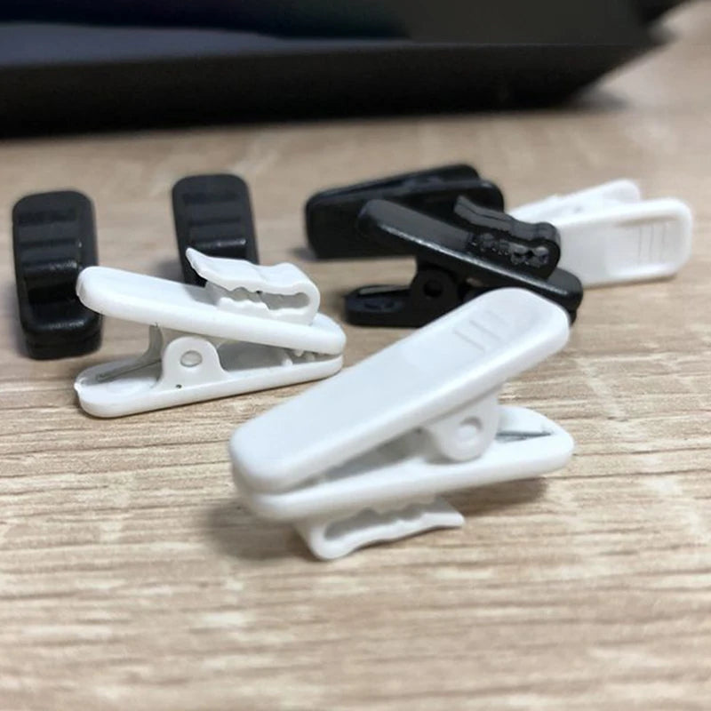 10-Pack Earphone Cable Cord Clips & Rotating Headphone Clamps Cable Cord Clips Babs