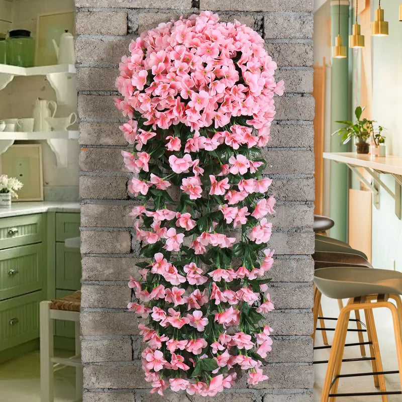 Artificial Silk Begonia Vine Bouquet – Wall & Wedding Decor Artificial Flower Vine Babs