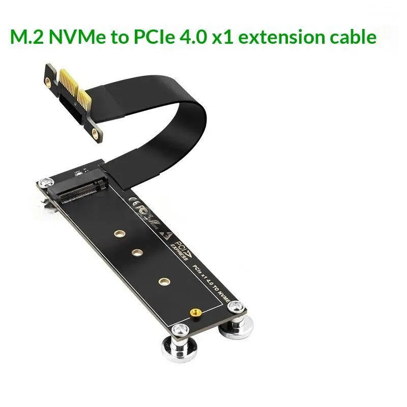 M.2 NVMe to PCIe X1 X4 X8 X16 Riser Card Extension Cable PCIe Riser Adapter Babs A2