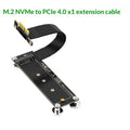 M.2 NVMe to PCIe X1 X4 X8 X16 Riser Card Extension Cable PCIe Riser Adapter Babs A2