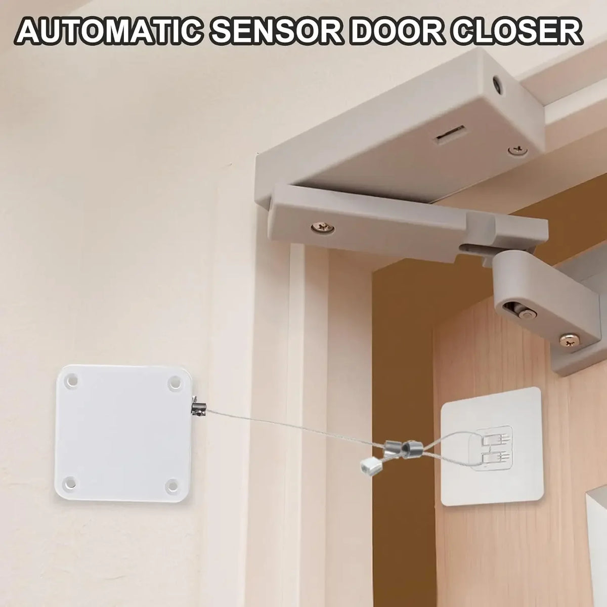 Punch-Free Automatic Door Closer – 500g–1000g Wire Rope Automatic Door Closer Babs