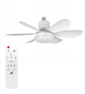 RTONTR Dimmable LED Ceiling Fan Light E27 with Remote Control LED Ceiling Fan Light Babs white 40W