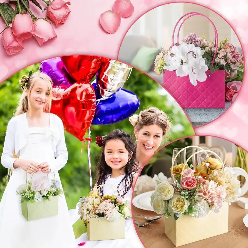 Reusable Waterproof Floral Gift Tote Bags – Wedding & Party Floral Gift Tote Bags Babs