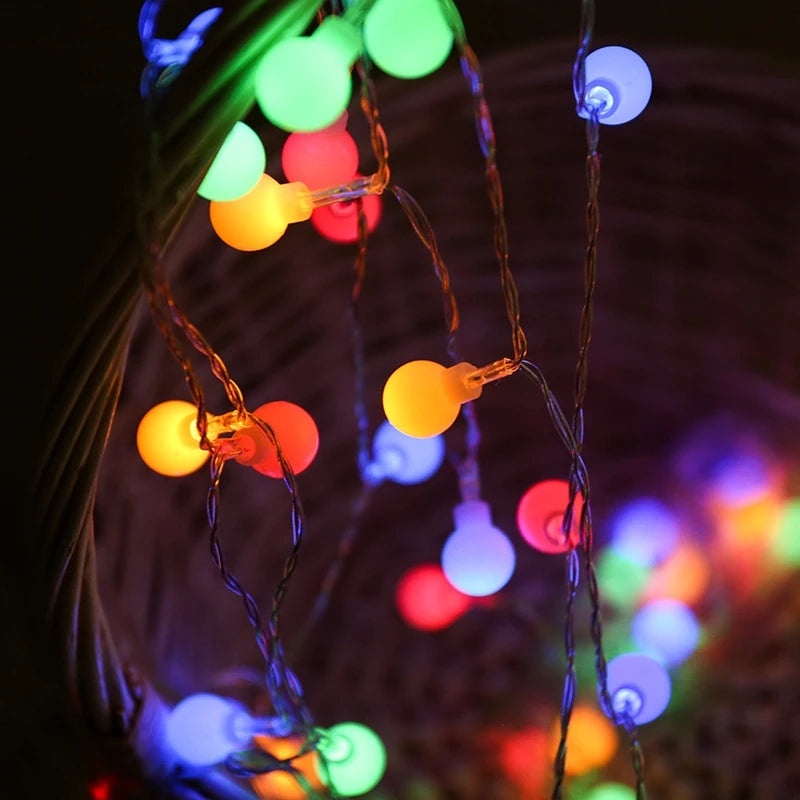 10M LED Ball Fairy String Lights – USB/Battery Garden & Wedding LED String Lights Babs 10M 80Leds Multicolor USB Plug