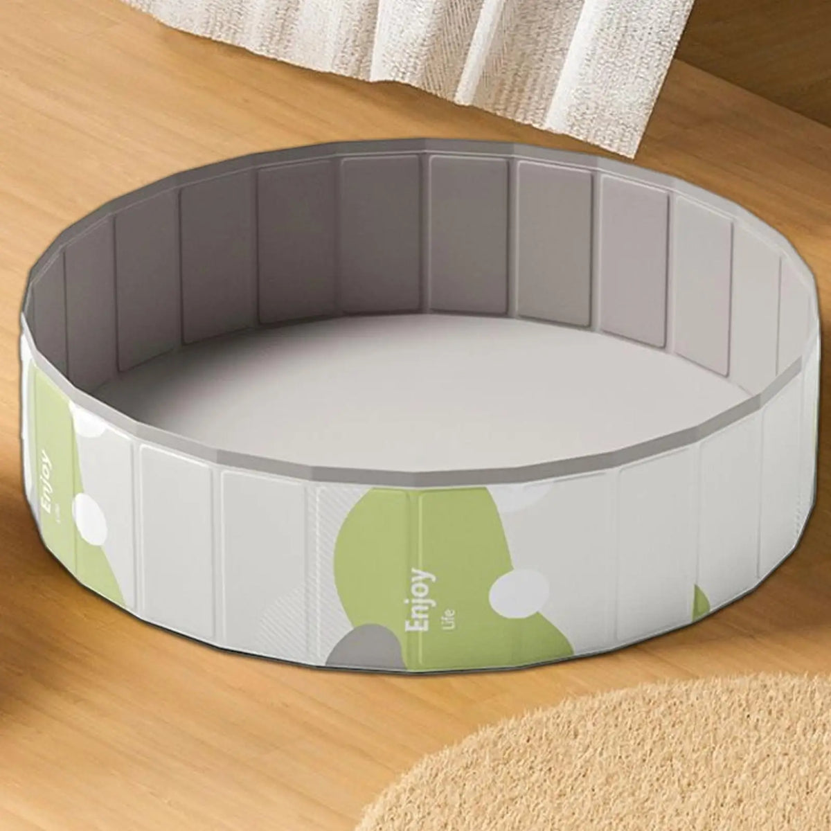 Foldable PVC Dog Pool – Non-Inflatable Pet & Baby Bath Pool Foldable Pet Pool Babs