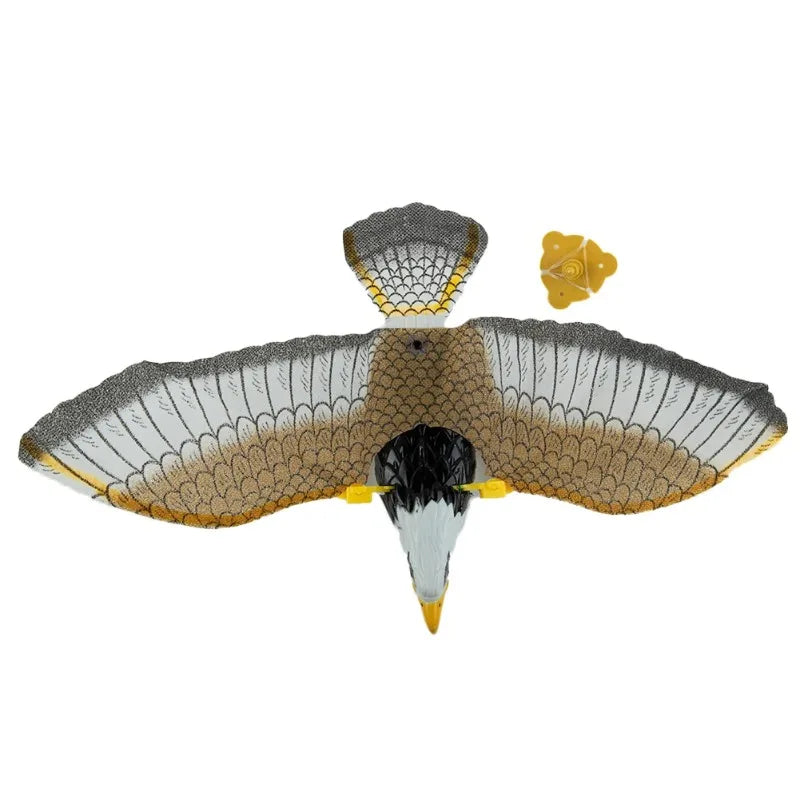 Hanging Eagle Bird Deterrent – Realistic Hawk Scarecrow Decoy Bird Deterrent Decoy Babs