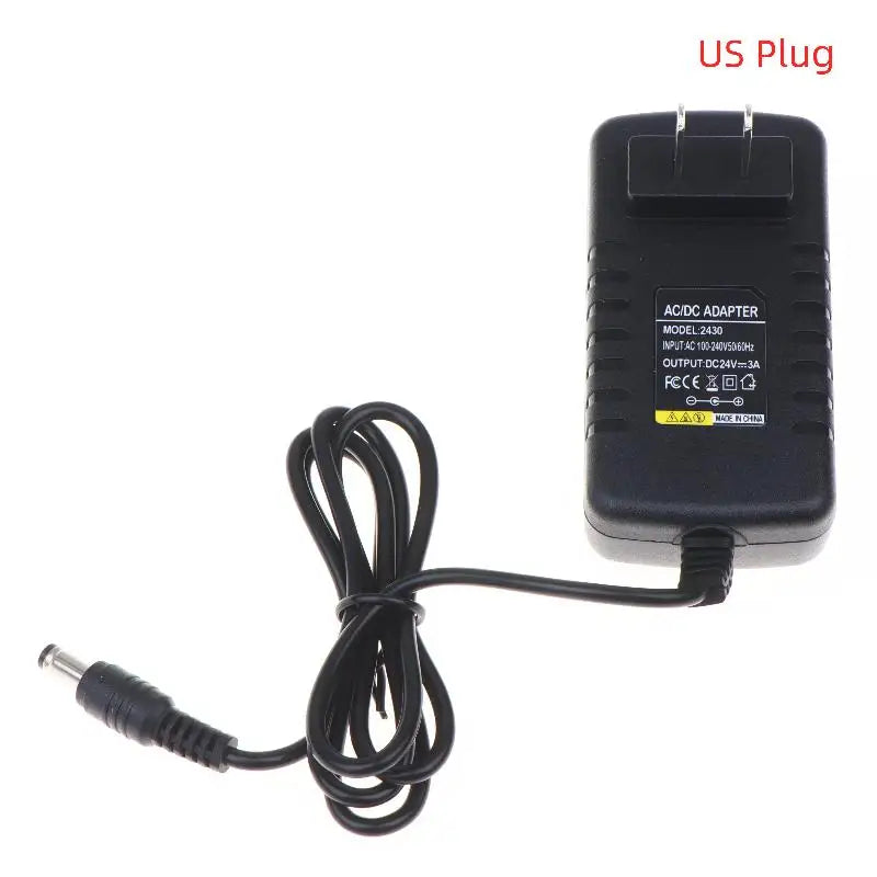 LED Driver AC 240V to DC 24V Power Supply Adapter 1A 2A 3A LED Power Supply Babs US Plug