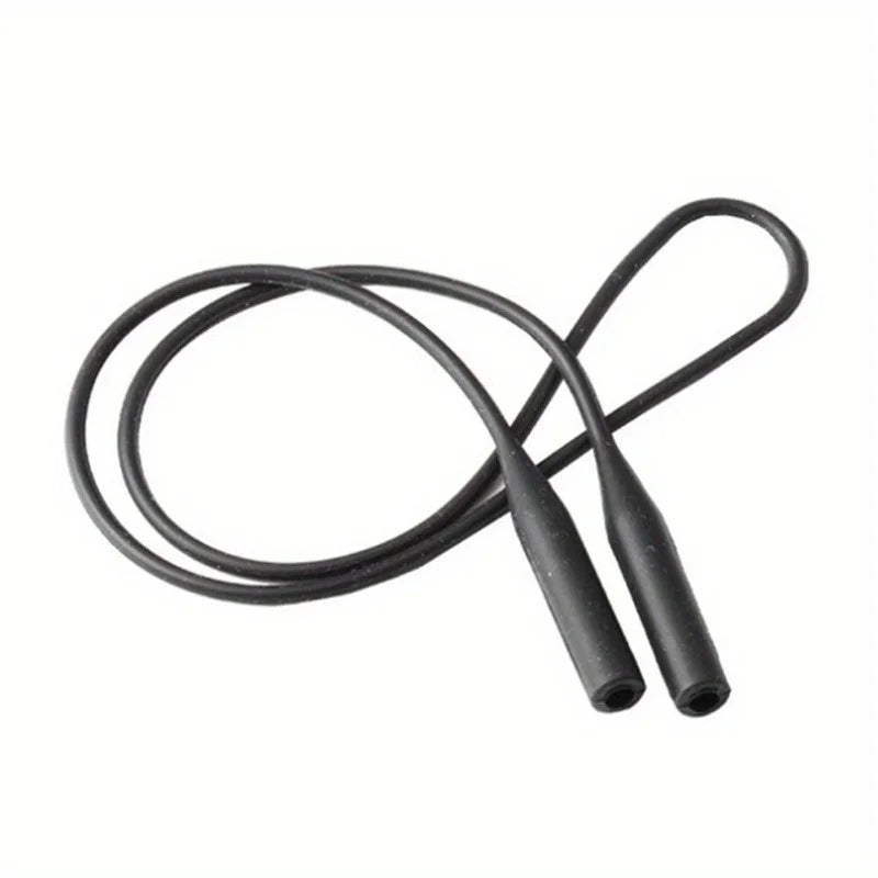5-Pack Silicone Eyeglasses Straps – Anti-Slip Sports Cord Holder Eyeglasses Strap Babs black
