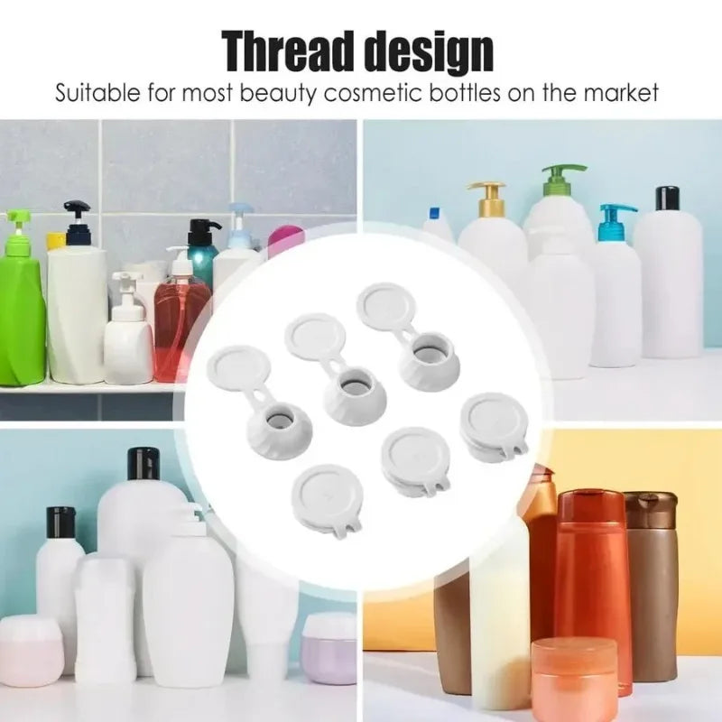 Reusable Inverted Bottle Emptying Caps – 3-Size Flip Adapters Bottle Emptying Caps Babs