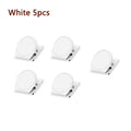 5-Piece Magnetic Clips – Multi-Color Office & Fridge Organizers Magnetic Organizer Clips Babs White 5pcs