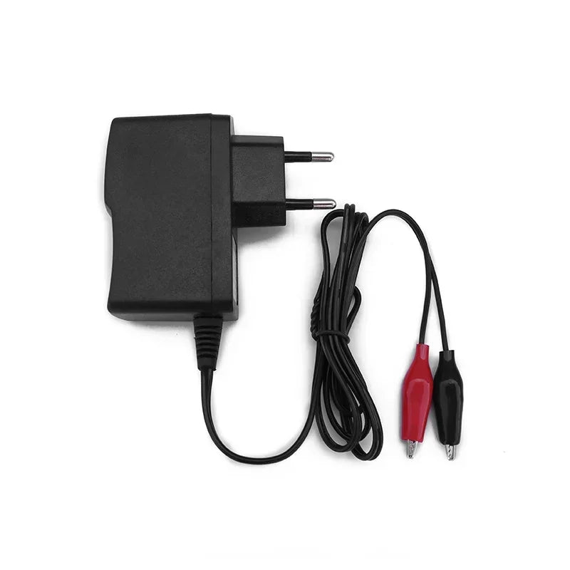 12V 1A Lead-Acid Battery Charger with Clips – Auto & Motorcycle Battery Charger Babs