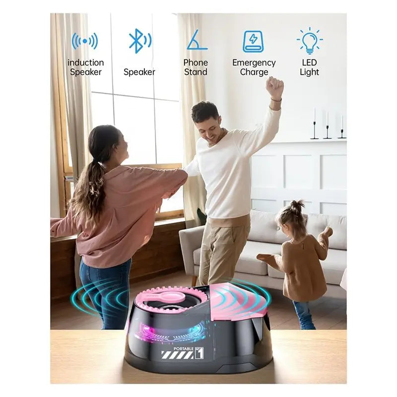 3-in-1 Bluetooth 5.4 Speaker, Wireless Earbuds & RGB Light Portable Bluetooth Speaker Babs