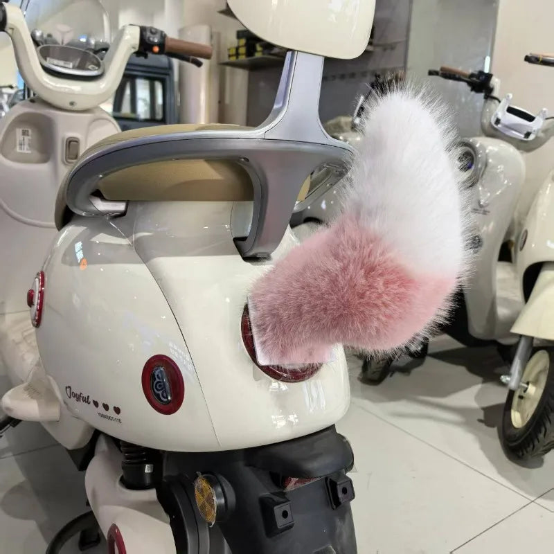Electric Wagging Fox Tail Car Decor – Sound & Remote Control Car Tail Decoration Babs