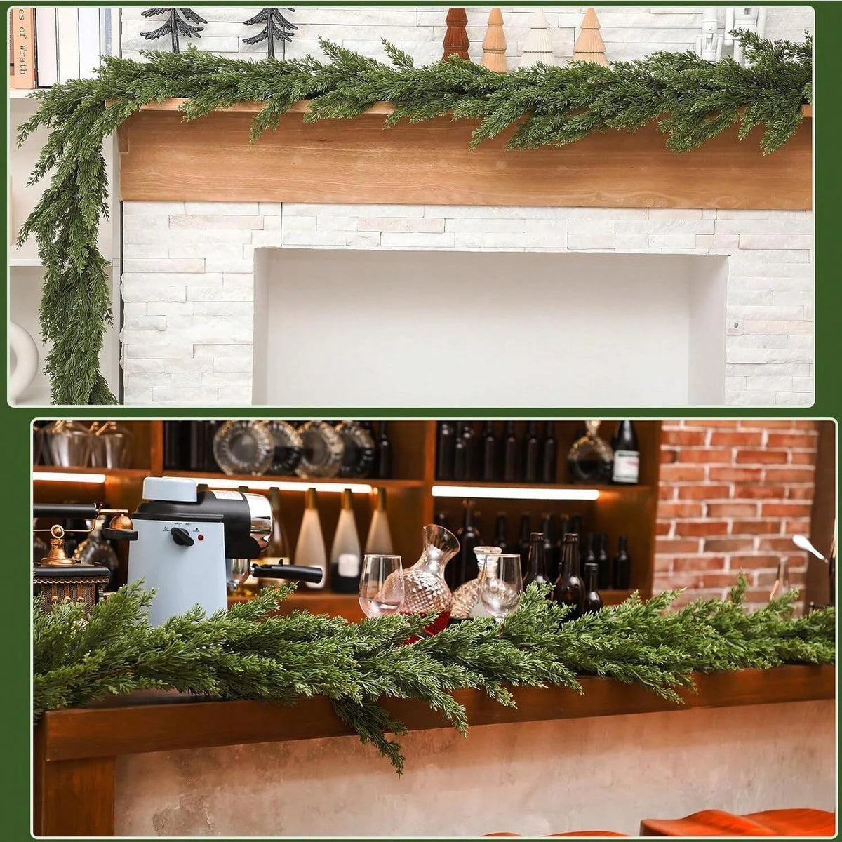 Artificial Greenery Vine – Wedding, Garden & Wall Hanging Decor Artificial Foliage Vine Babs