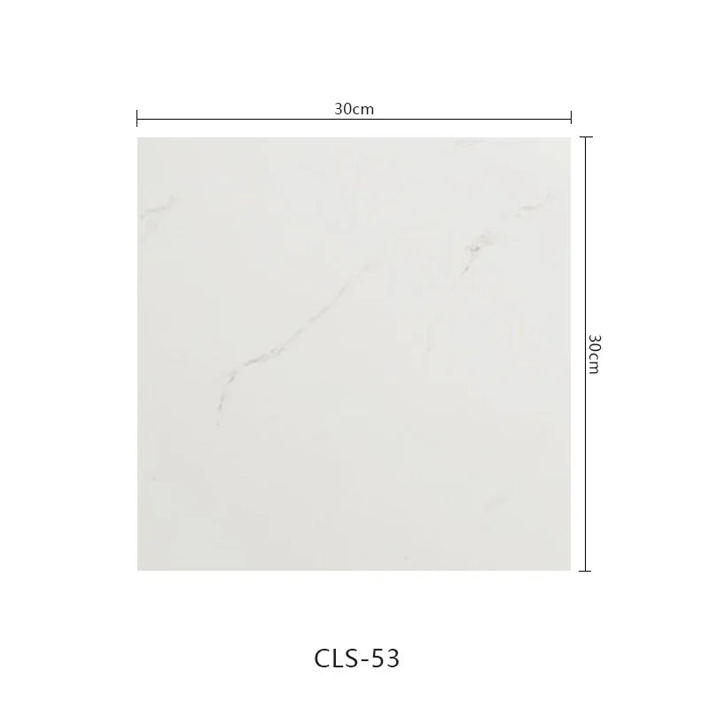 10pcs Self-Adhesive Marble PVC Tile Wall Stickers 30×30cm Peel & Stick Wall Tiles Babs CLS-053 10pcs-30x30cm