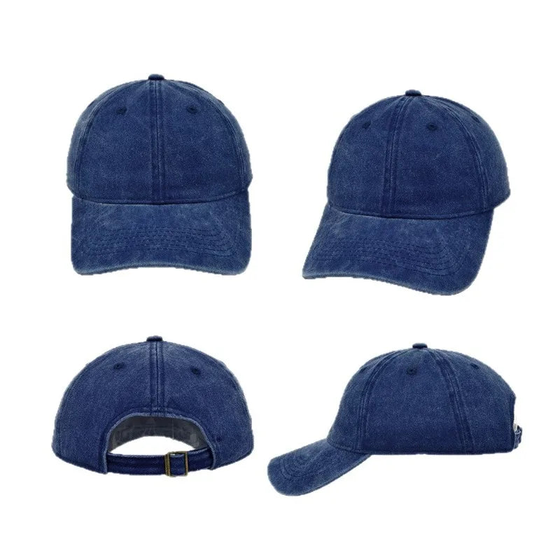 Vintage Washed Baseball Cap – Adjustable Sun Visor Unisex Hat Baseball Cap Babs
