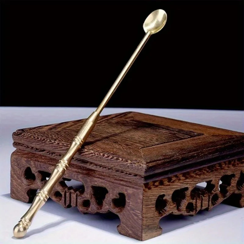 2-Piece Copper Incense Tool Set – Scoop & Spatula Incense Tool Set Babs