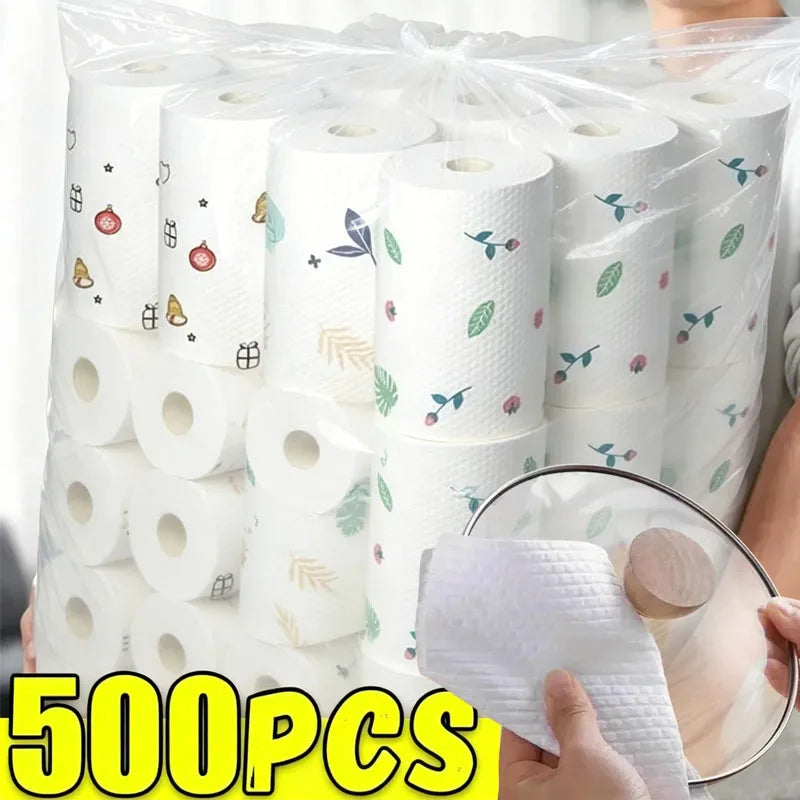 Washable Dry & Wet Kitchen Cleaning Cloths – Non-Woven Roll Kitchen Cleaning Cloths Babs