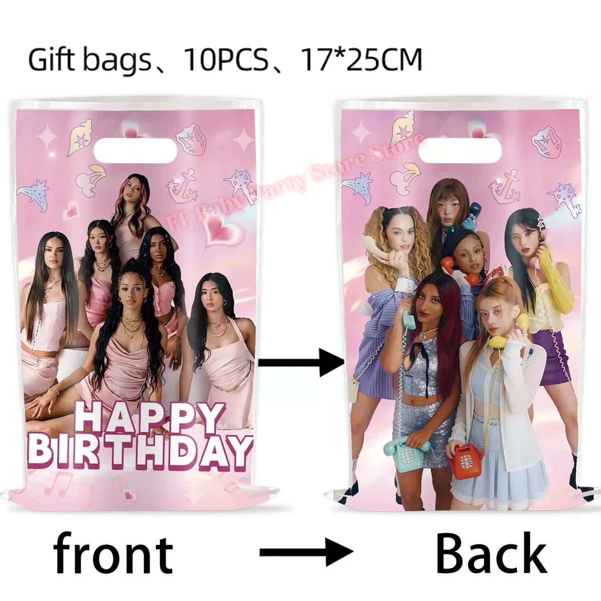 Katseye Kpop Birthday Party Decoration Set – Balloon & Banner