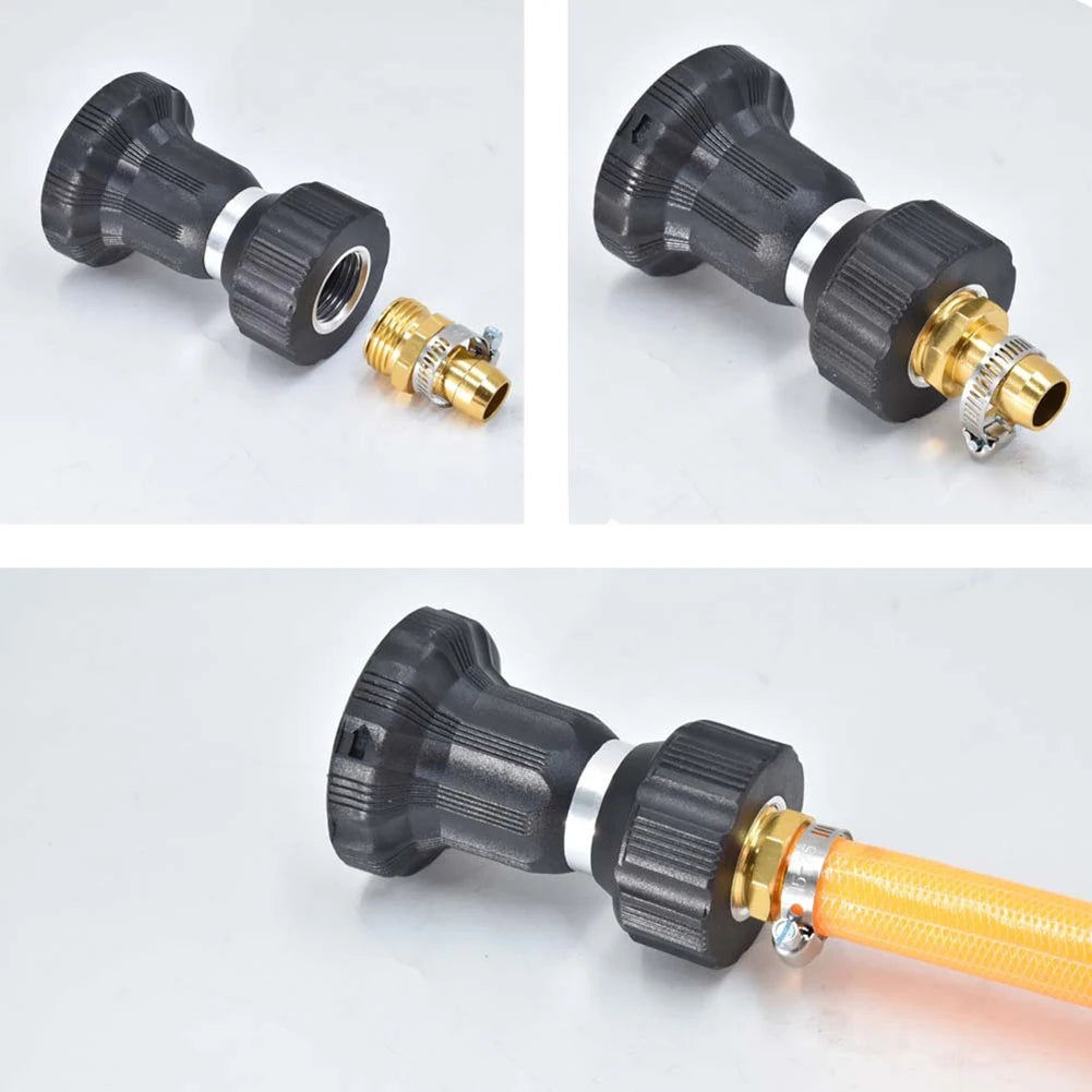 3/4 Inch Brass Garden Hose Repair Mender Kit with Clamp Hose Repair Kit Babs