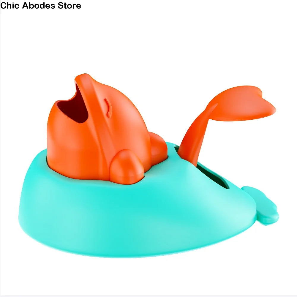 Whale Pet Treat Dispenser Puzzle Toy – Slow Feeder for Dogs & Cats Pet Puzzle Feeder Babs