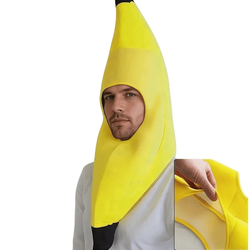 Unisex Banana Headgear – Halloween & Christmas Party Costume Costume Headgear Babs