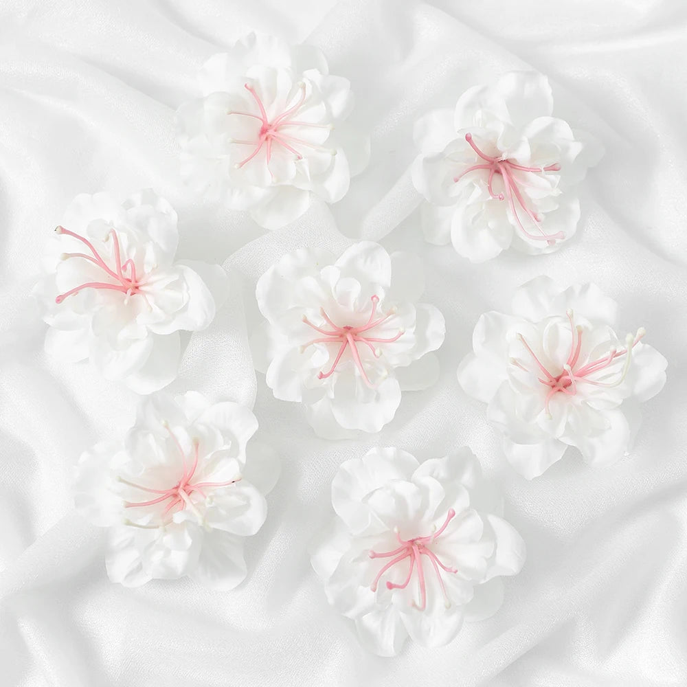Silk Rose Artificial Flower Heads for Wedding & Home Decor Artificial Silk Flowers Babs 15 20Pcs