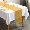 Glitter Sequin Table Runner 30x180/220cm – Banquet Decor Sequin Table Runner Babs gold-30x220cm