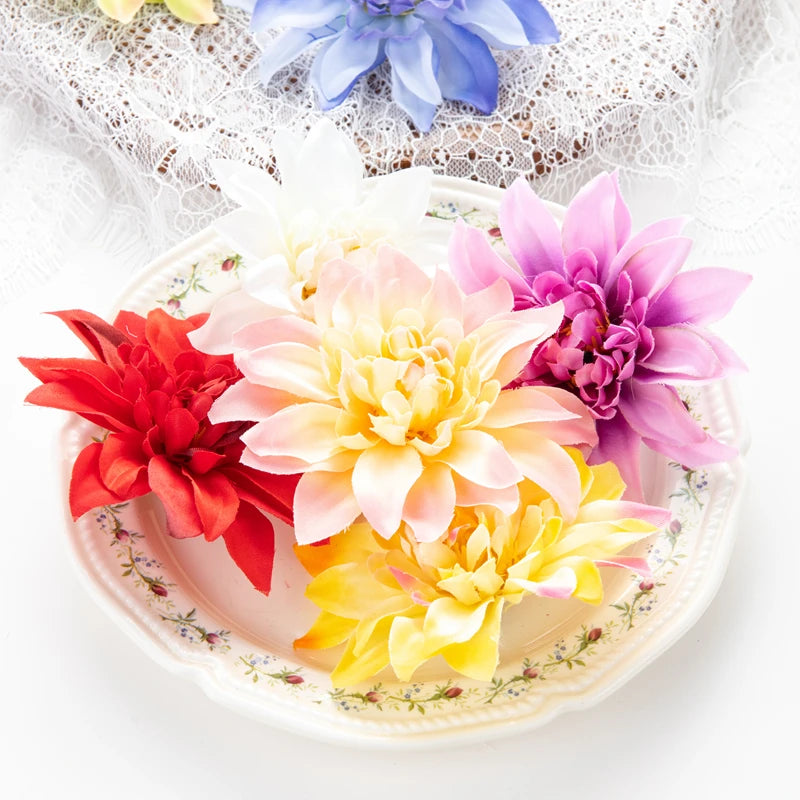 Silk Gerbera Artificial Flowers for Wedding, Home & Garden Decor Artificial Flower Heads Babs