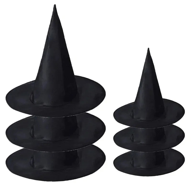 10pcs Halloween Witch Hats for Women & Kids – Party Costume Halloween Costume Hat Babs