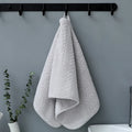 Coral Velvet Bath Towel – Soft, Quick-Dry & Highly Absorbent Bath Towel Babs Light grey